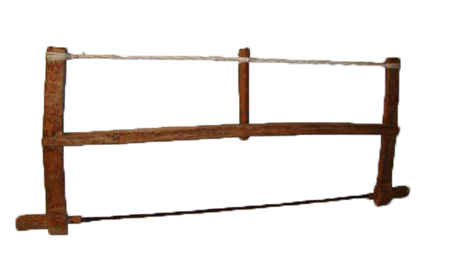 Holzsäge alt, Western, mieten, deko